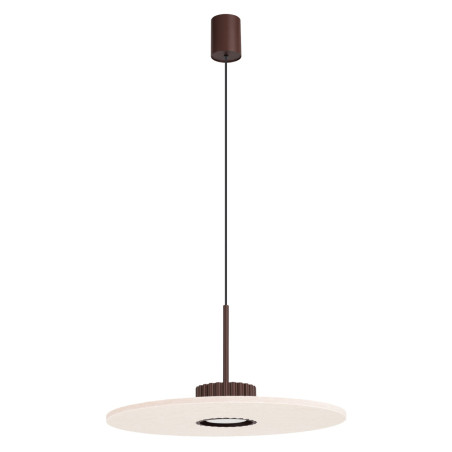 NOWOŚĆ Lampa wisząca OVO 1 brązowa/beżowa filc Gx53SL.2694 Sollux