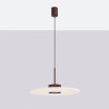 NOWOŚĆ Lampa wisząca OVO 1 brązowa/beżowa filc Gx53SL.2694 Sollux