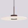 NOWOŚĆ Lampa wisząca OVO 1 brązowa/beżowa filc Gx53SL.2694 Sollux