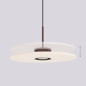 NOWOŚĆ Lampa wisząca OVO 1 brązowa/beżowa filc Gx53SL.2694 Sollux