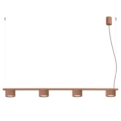 NOWOŚĆ Żyrandol AURA 4 mocca Gx53SL.2700 Sollux