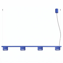 NOWOŚĆ Żyrandol AURA 4 ultramaryna Gx53SL.2701 Sollux