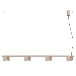 NOWOŚĆ Żyrandol AURA 4 taupe Gx53SL.2702 Sollux