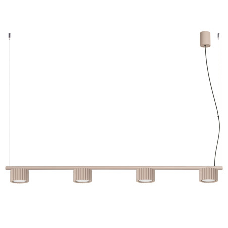 NOWOŚĆ Żyrandol AURA 4 taupe Gx53SL.2702 Sollux