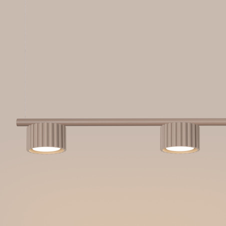 NOWOŚĆ Żyrandol AURA 4 taupe Gx53SL.2702 Sollux