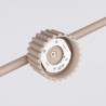 NOWOŚĆ Żyrandol AURA 4 taupe Gx53SL.2702 Sollux