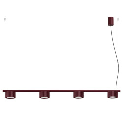 NOWOŚĆ Żyrandol AURA 4 burgund Gx53SL.2703 Sollux