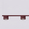 NOWOŚĆ Żyrandol AURA 4 burgund Gx53SL.2703 Sollux