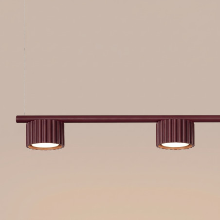 NOWOŚĆ Żyrandol AURA 4 burgund Gx53SL.2703 Sollux