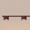 NOWOŚĆ Żyrandol AURA 4 burgund Gx53SL.2703 Sollux