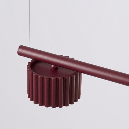 NOWOŚĆ Żyrandol AURA 4 burgund Gx53SL.2703 Sollux