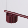 NOWOŚĆ Żyrandol AURA 4 burgund Gx53SL.2703 Sollux