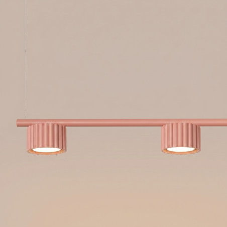 NOWOŚĆ Żyrandol AURA 4 brzoskwiniowa Gx53SL.2704 Sollux