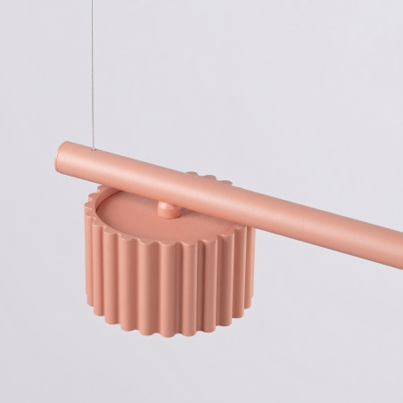 NOWOŚĆ Żyrandol AURA 4 brzoskwiniowa Gx53SL.2704 Sollux