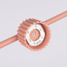 NOWOŚĆ Żyrandol AURA 4 brzoskwiniowa Gx53SL.2704 Sollux