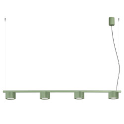 NOWOŚĆ Żyrandol AURA 4 szałwiowa Gx53SL.2706 Sollux