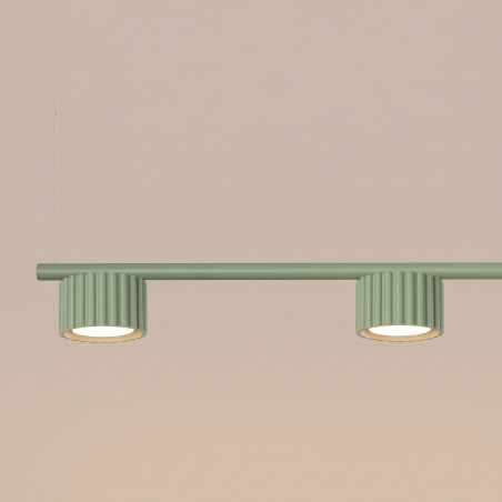 NOWOŚĆ Żyrandol AURA 4 szałwiowa Gx53SL.2706 Sollux