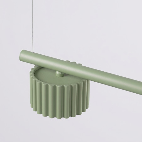 NOWOŚĆ Żyrandol AURA 4 szałwiowa Gx53SL.2706 Sollux