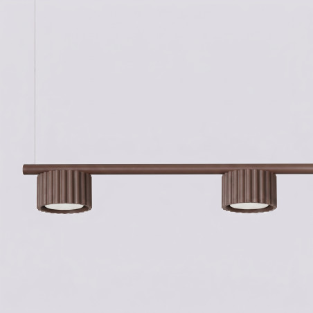 NOWOŚĆ Żyrandol AURA 4 brązowa Gx53SL.2709 Sollux