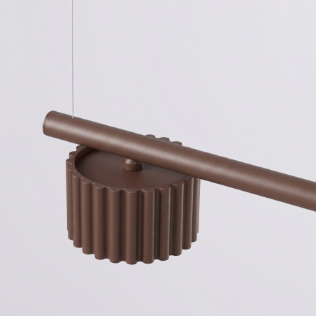 NOWOŚĆ Żyrandol AURA 4 brązowa Gx53SL.2709 Sollux