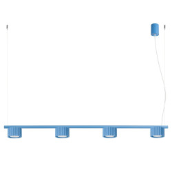 NOWOŚĆ Żyrandol AURA 4 błękitna Gx53SL.2710 Sollux