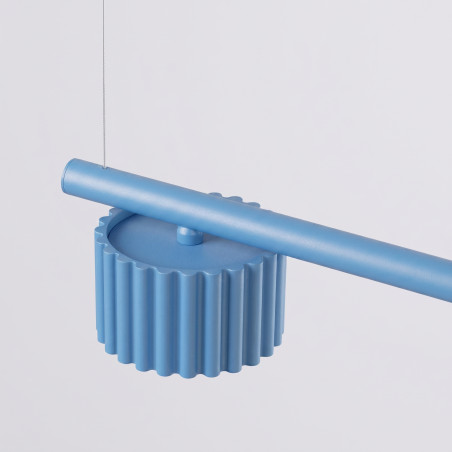 NOWOŚĆ Żyrandol AURA 4 błękitna Gx53SL.2710 Sollux