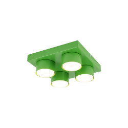 NOWOŚĆ 11287 BRIX GREEN LAMPA SUFITOWA 4XGX53 Tk Lighting