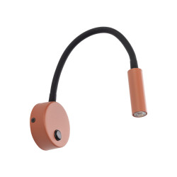 NOWOŚĆ 11448 LAGOS BRICK/BLACK KINKIET 1XG9 Tk Lighting