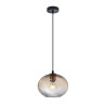 Lampa wisząca pojedyncza Alias PND-3665-1-BRO-AMB czarna Italux