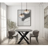 Lampa wisząca pojedyncza Alias PND-3665-1-BRO-AMB czarna Italux