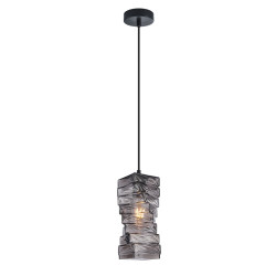Lampa wisząca pojedyncza Altera PND-3219-1-BK-SG czarna Italux