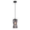 Lampa wisząca pojedyncza Altera PND-3219-1-BK-SG czarna Italux