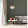 Lampa wisząca pojedyncza Antita PND-3644-1-BRO-AMB czarna Italux
