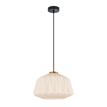 Lampa wisząca pojedyncza Antita PND-3644-1-BRO-W czarna Italux