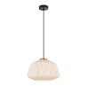 Lampa wisząca pojedyncza Antita PND-3644-1-BRO-W czarna Italux