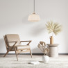 Lampa wisząca pojedyncza Antita PND-3644-1-BRO-W czarna Italux