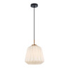 Lampa wisząca pojedyncza Antita PND-3645-1-BRO-W czarna Italux