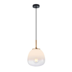 Lampa wisząca pojedyncza Antita PND-3650-1S-BRO-CW czarna Italux