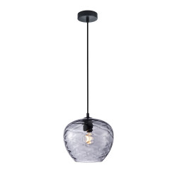 Lampa wisząca pojedyncza Bresco PND-3033-1-BK-SG czarna Italux