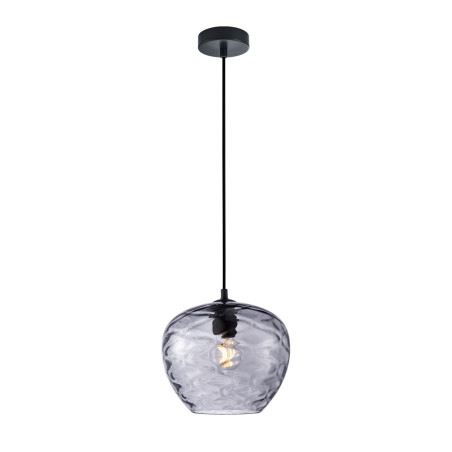 Lampa wisząca pojedyncza Bresco PND-3033-1-BK-SG czarna Italux