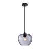 Lampa wisząca pojedyncza Bresco PND-3033-1-BK-SG czarna Italux