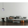 Lampa wisząca pojedyncza Bresco PND-3033-1-BK-SG czarna Italux