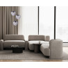 Lampa wisząca potrójna Bresco PND-3033-3A-BK-SG czarna Italux