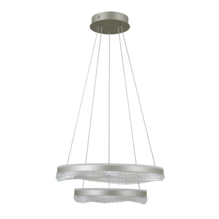 Lampa wisząca Morte PND-34535-2L-SILV srebrna Italux