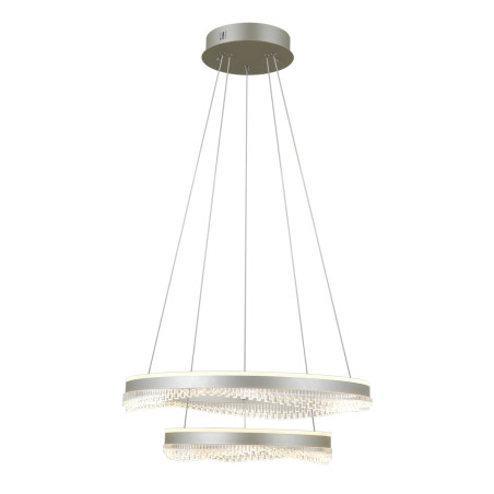 Lampa wisząca Morte PND-34535-2L-SILV srebrna Italux