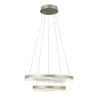 Lampa wisząca Morte PND-34535-2L-SILV srebrna Italux