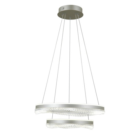 Lampa wisząca Morte PND-34535-2L-SILV srebrna Italux