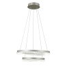 Lampa wisząca Morte PND-34535-2L-SILV srebrna Italux