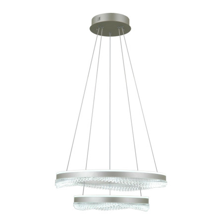 Lampa wisząca Morte PND-34535-2L-SILV srebrna Italux