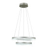 Lampa wisząca Morte PND-34535-2L-SILV srebrna Italux